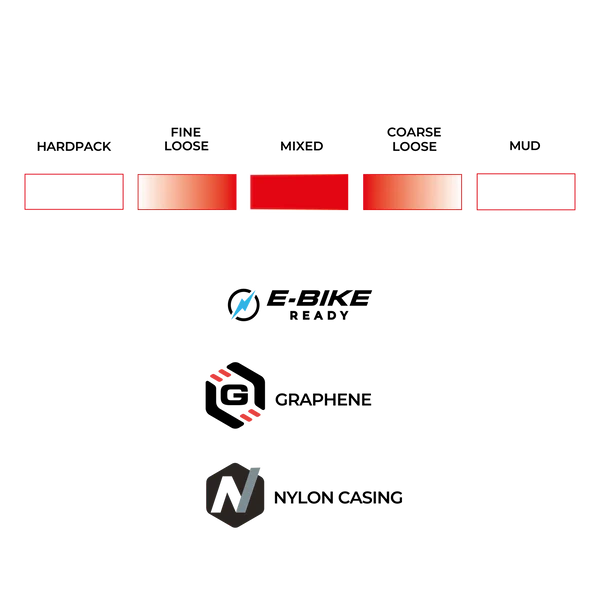 Pneumatico VITTORIA Mazza 29x2.4 Trail Graphene 2.0 Tubeless Ready Soft Nero/Beige