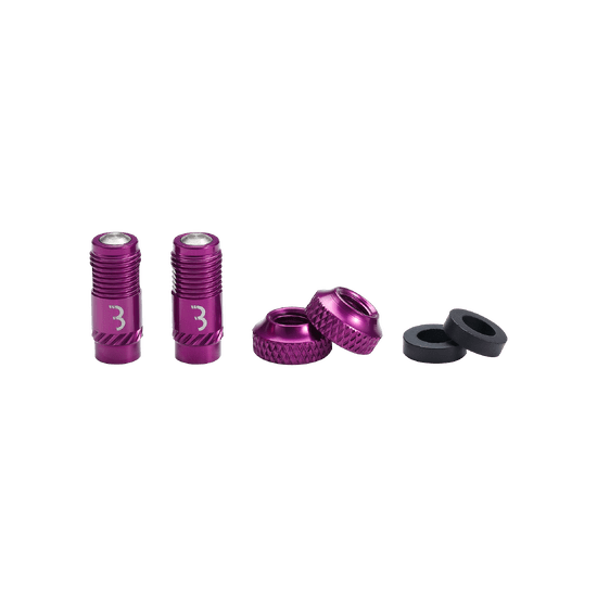 Puntali per valvole BBB CORE CAP viola (x2)