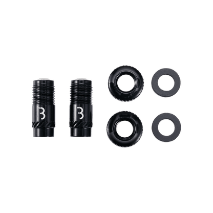 Tappi Valvola BBB CORE CAP Nero (x2)