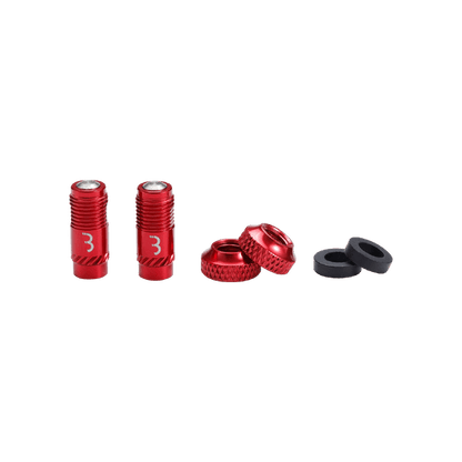 Tappi Valvola BBB CORE CAP Rosso (x2)