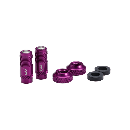 Puntali per valvole BBB CORE CAP viola (x2)