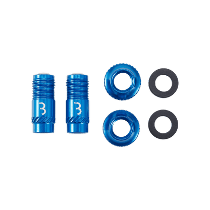 Cappucci Valvola BBB CORE CAP Blu (x2)