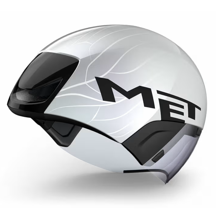 MET CODATRONKA Casco da strada Bianco