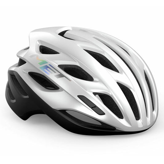 Casco da strada MET ESTRO MIPS bianco olografico opaco/lucido