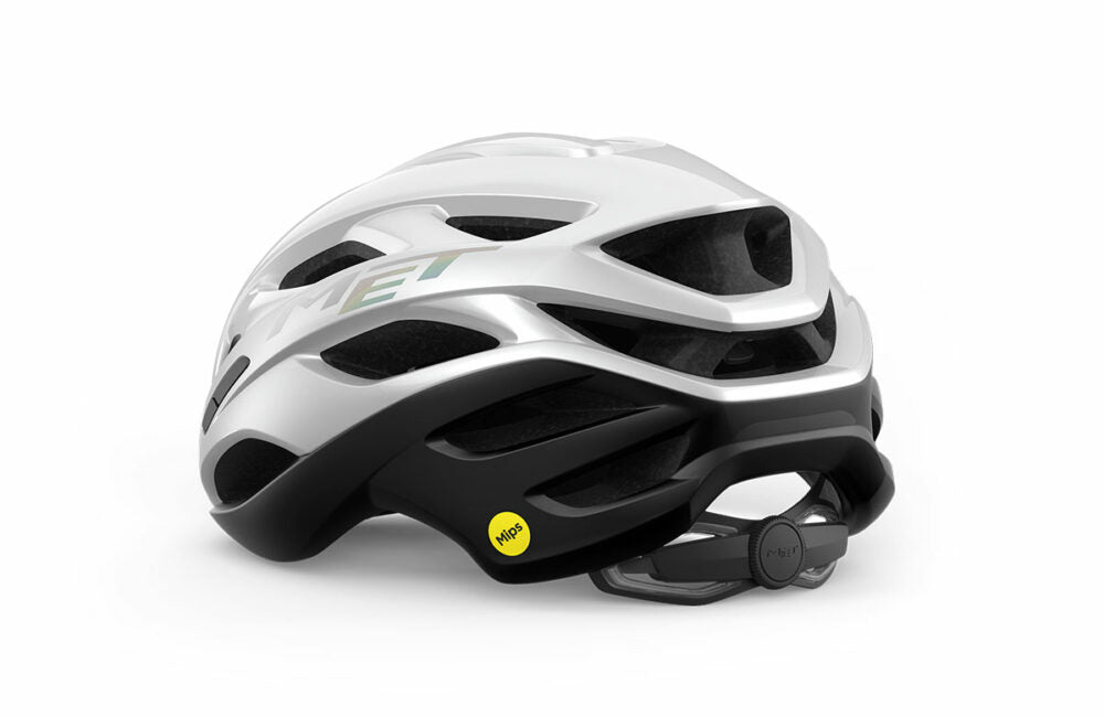 Casco Strada MET Estro Mips Bianco Olografico Opaco/Lucido