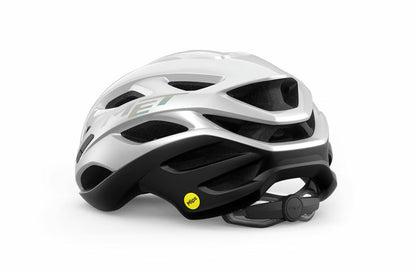 Casco da strada MET ESTRO MIPS bianco olografico opaco/lucido