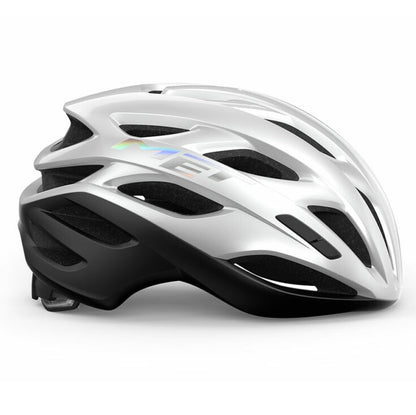 Casco da strada MET ESTRO MIPS bianco olografico opaco/lucido