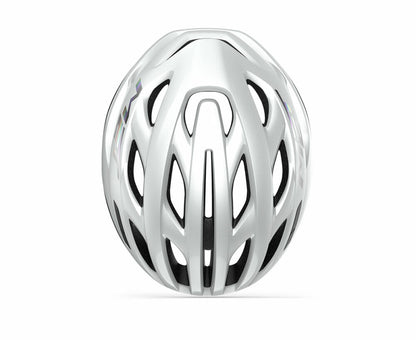 Casco da strada MET ESTRO MIPS bianco olografico opaco/lucido
