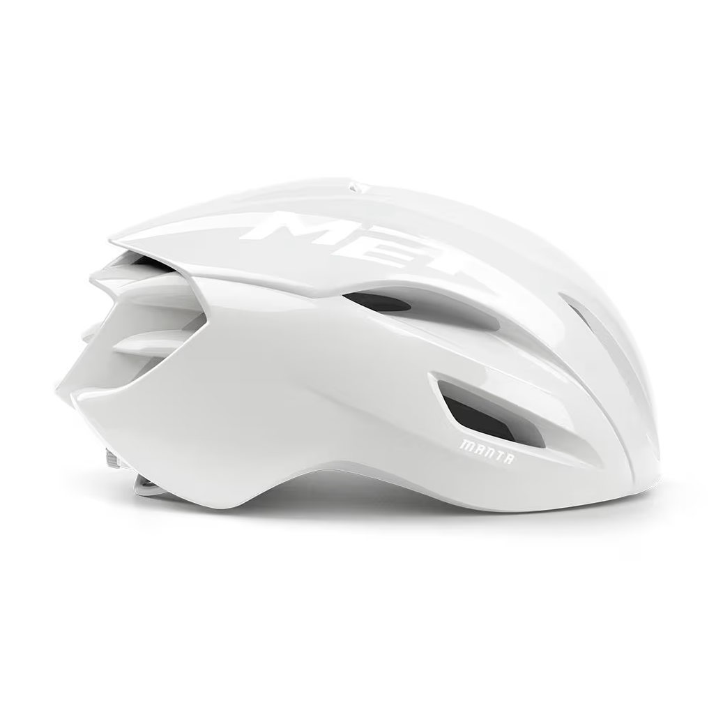 MET MANTA MIPS Casco da strada bianco assoluto in edizione limitata