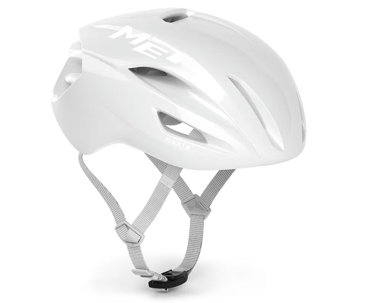 MET MANTA MIPS Casco da strada bianco assoluto in edizione limitata