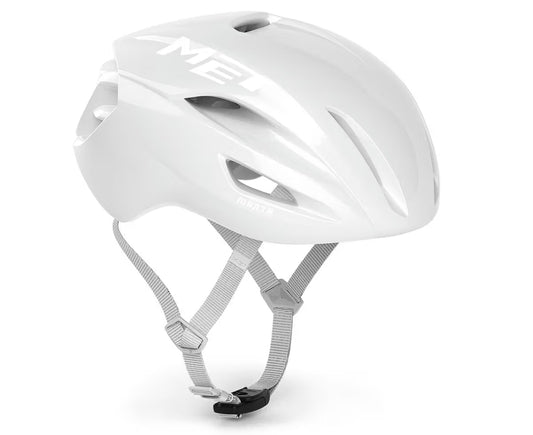 MET MANTA MIPS Casco da strada bianco assoluto in edizione limitata