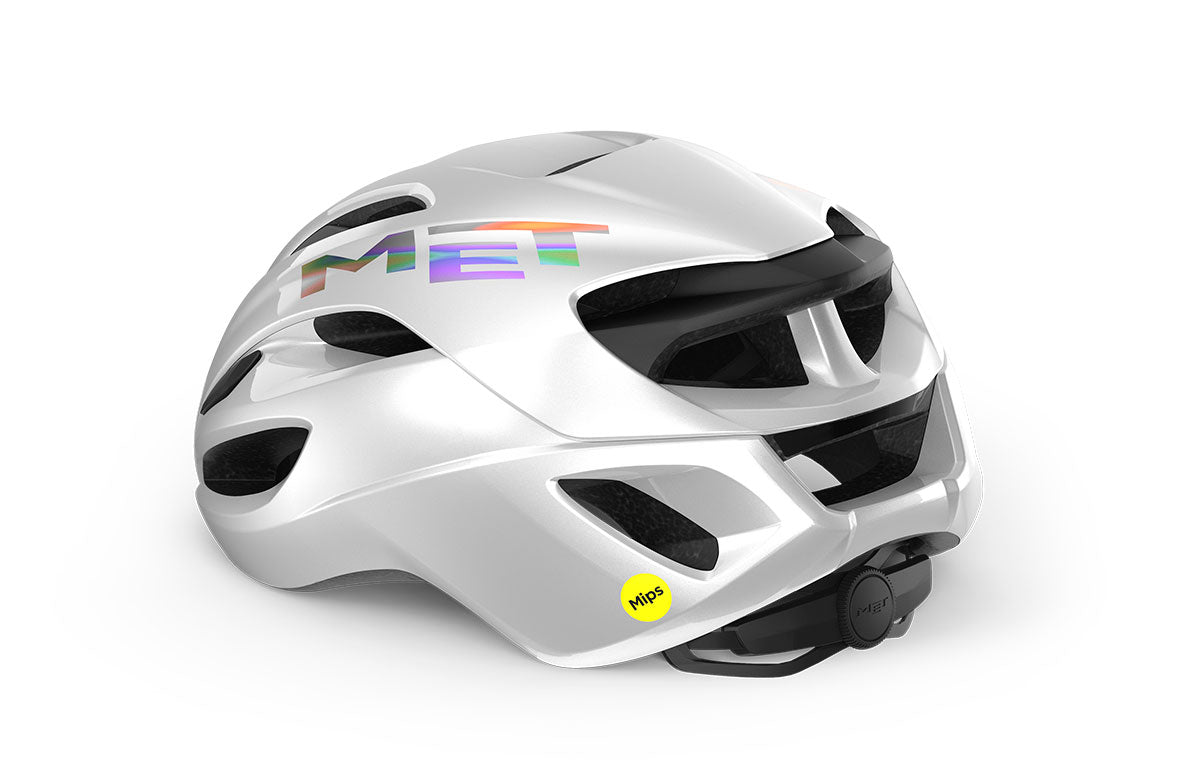 Casco da strada MET RIVALE MIPS Bianco lucido