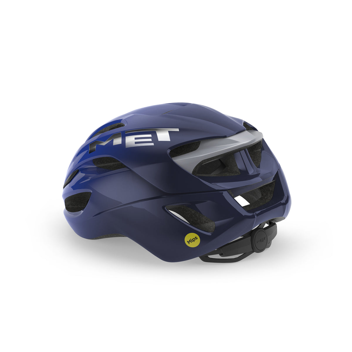 Casco da strada MET RIVALE MIPS blu luminoso lucido
