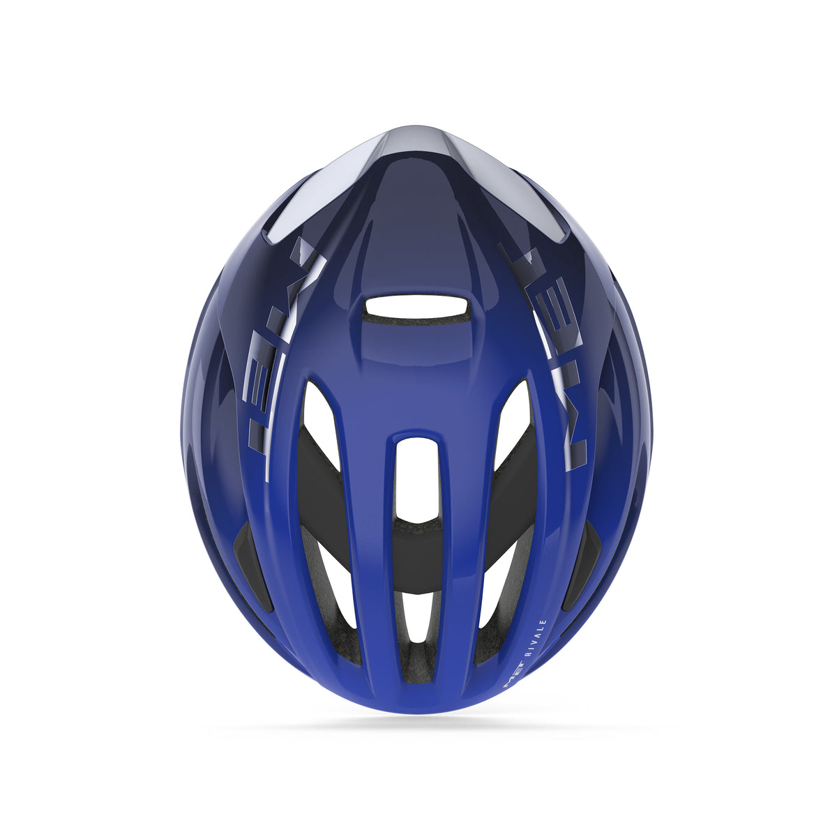 Casco da strada MET RIVALE MIPS blu luminoso lucido
