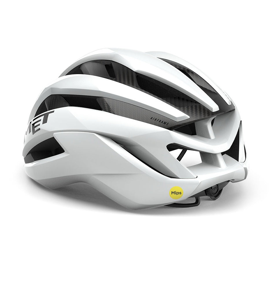 MET TRENTA 3K CARBON Casco da strada Bianco