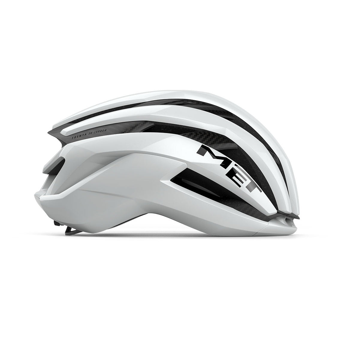 MET TRENTA 3K CARBON Casco da strada Bianco