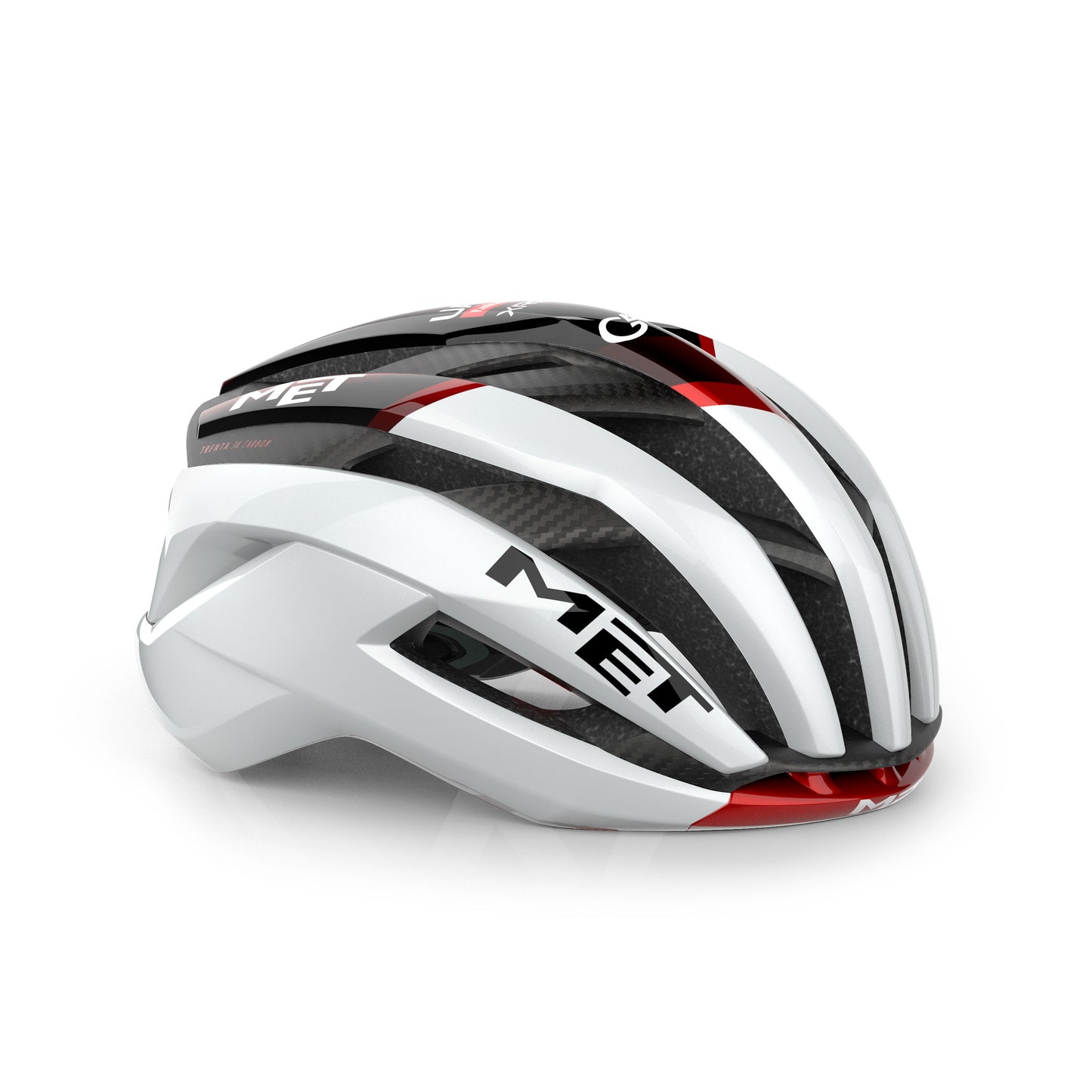 MET TRENTA 3K CARBON UAE TEAM EMIRATES -XRG 2026 Casco bianco