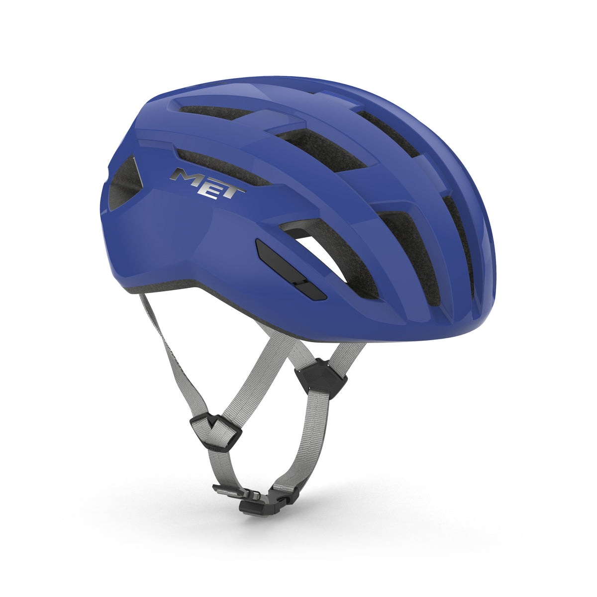 Casco da strada MET VINCI MIPS blu luminoso lucido