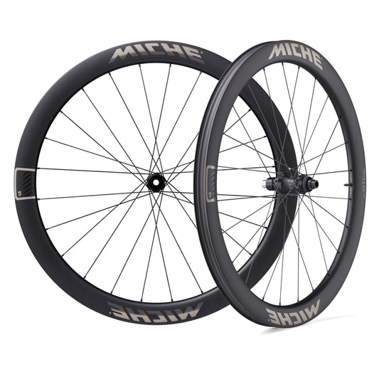 Coppia di ruote MICHE GRAFF AERO 48 Tubeless Ready (bloccaggio centrale)