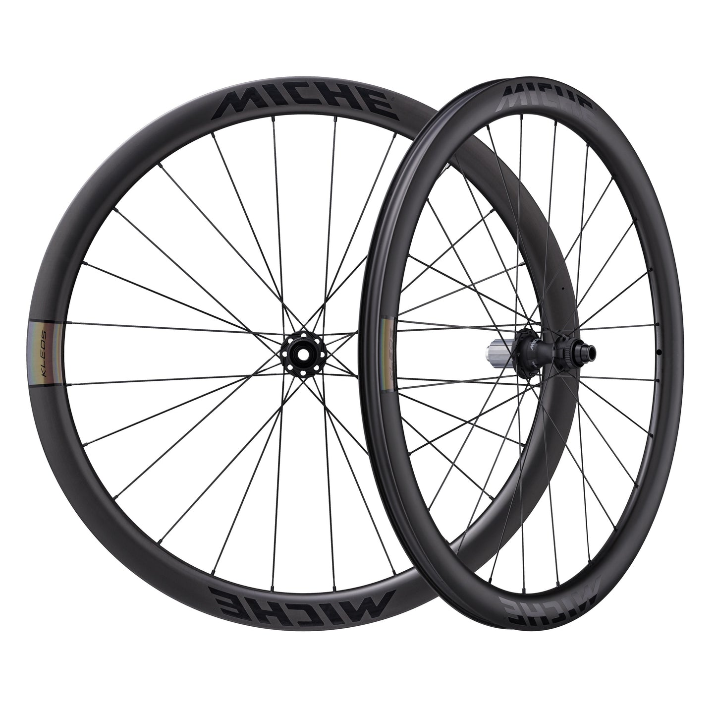Coppia di ruote MICHE KLEOS 42 Tubeless Ready (bloccaggio centrale)