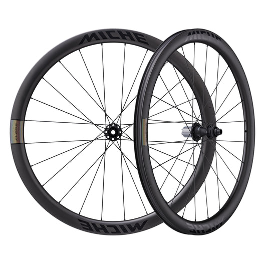 Coppia di ruote MICHE KLEOS 42 Tubeless Ready (bloccaggio centrale)
