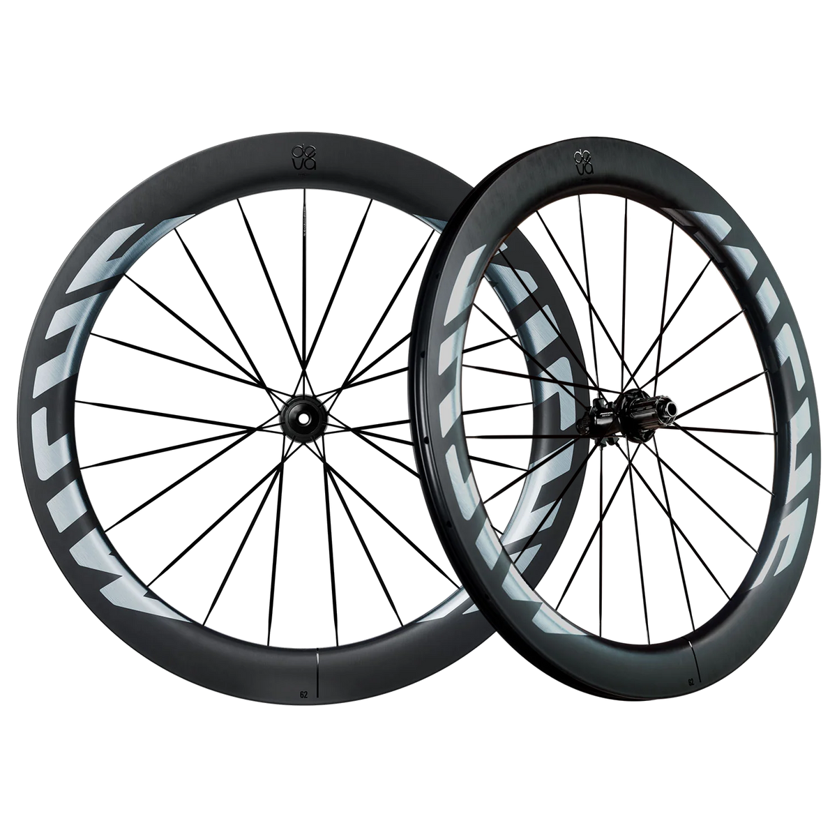 Coppia di ruote MICHE DEVA RD 62 Tubeless Ready (Center Lock) argento