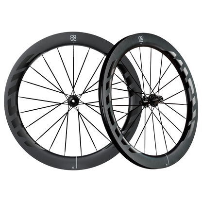 Coppia di ruote MICHE DEVA RD 62 Tubeless Ready (Center Lock) nero