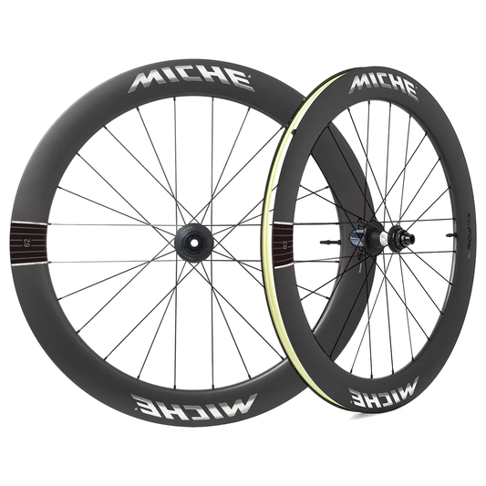 Coppia di ruote MICHE KLEOS RD DX62 Tubeless Ready (Center Lock) Team Edition