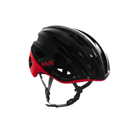 Casco da strada KASK MOJITO CUBED BICOLOR Nero/Rosso