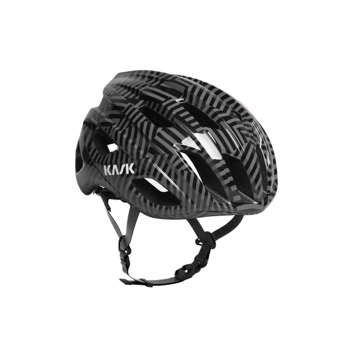 Casco da strada KASK MOJITO CUBED CAMO Nero/Grigio