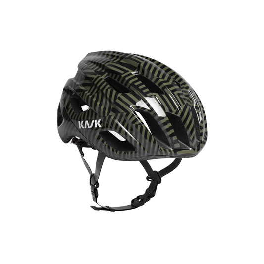 Casco da strada KASK MOJITO CUBED CAMO Nero/Verde