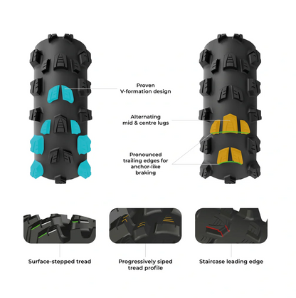 Pneumatico VITTORIA MOSTRO ENDURO RACE 29x2.40 Graphene/Silica Tubeless Ready Morbido Nero