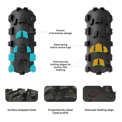 Pneumatico VITTORIA MOSTRO TRAIL 27.5x2.60 4C Graphene 2.0 Tubeless Ready Flessibile Nero