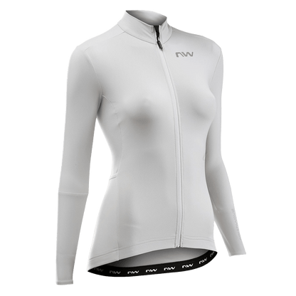 Maglia da donna NORTHWAVE FAHRENHEIT a maniche lunghe grigia