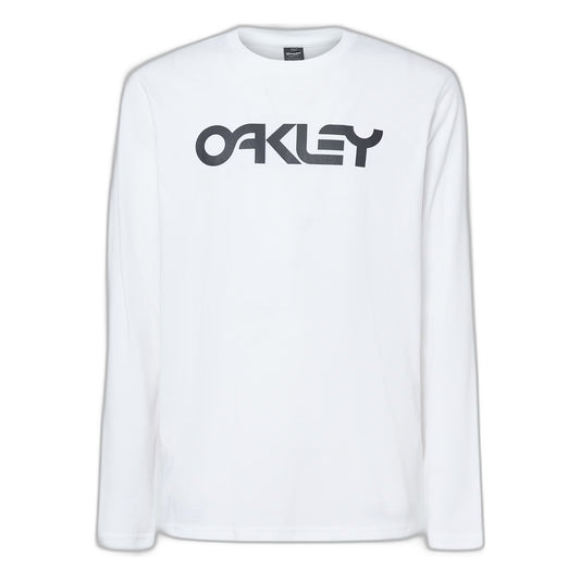 T-Shirt OAKLEY MARK II 2.0 Maniche Lunghe Bianco/Nero