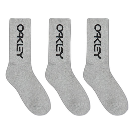 Calzini OAKLEY B1B SOCKS 2.0 Grigi (x3 paia)