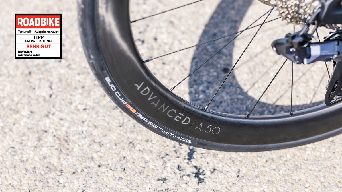 Coppia di ruote NEWMEN ADVANCED A.50 Tubeless Ready (Center Lock)