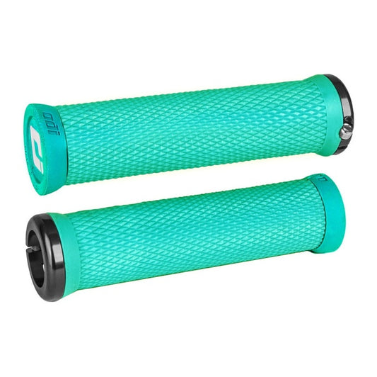 Manopole ODI ELITE MOTION V2.1 Lock-on 130 mm Turchese