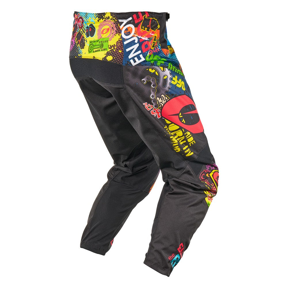 Pantaloni O'NEAL ELEMENT VIBRANT Junior multicolore - vista posteriore