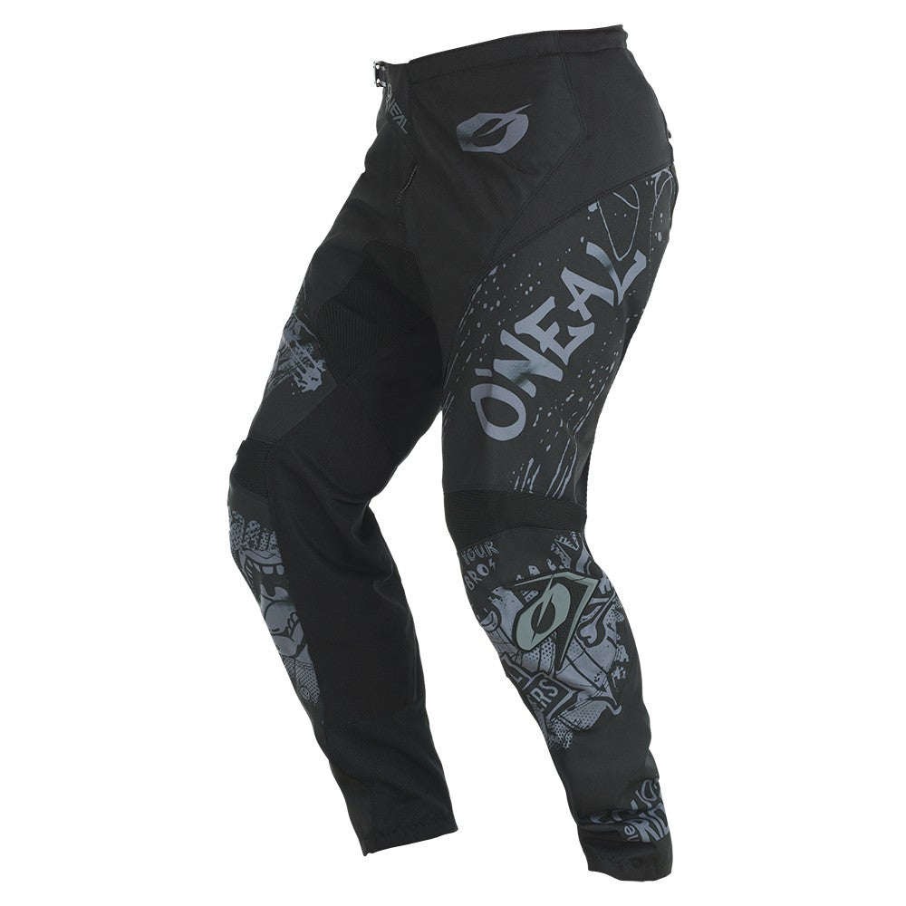Pantaloni O'NEAL ELEMENT RANCID nero/grigio - vista anteriore