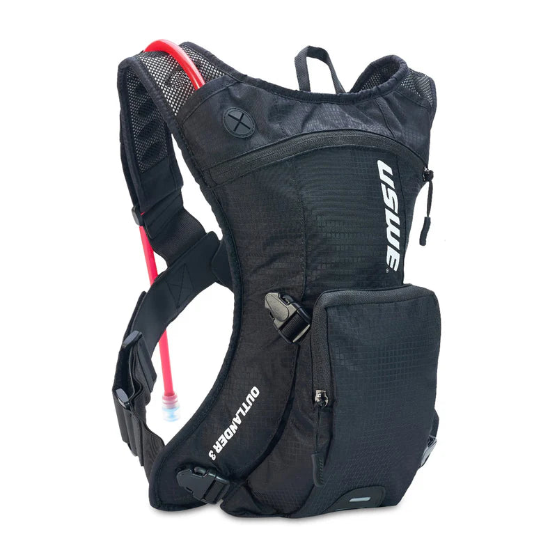 Zaino idratante USWE OUTLANDER JR 3 L per bambini, nero