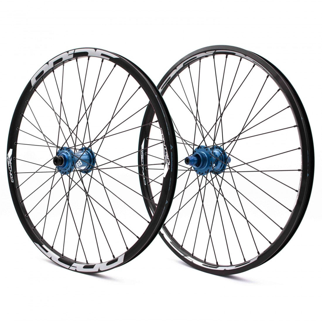Coppia di Ruote PRIDE 24" (507mm) Control V1 V-Brake/Disc Assi 20/10mm Blu