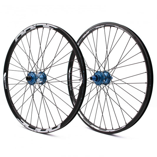 Coppia di Ruote PRIDE 24" (507mm) Control V1 V-Brake/Disc Assi 20/10mm Blu
