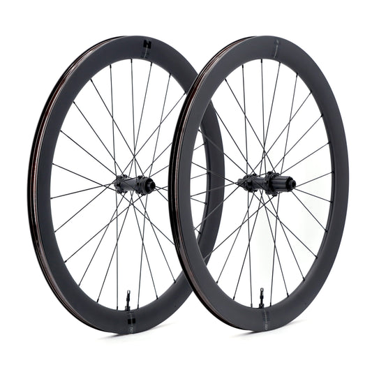 Coppia di ruote SCOM CORSA 50 Tubeless Ready (bloccaggio centrale)