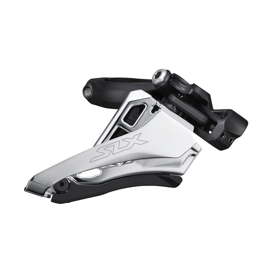 Deragliatore anteriore SHIMANO SLX SIDE SWING FD-M7100-M 2x12V — vista 1 su sfondo bianco
