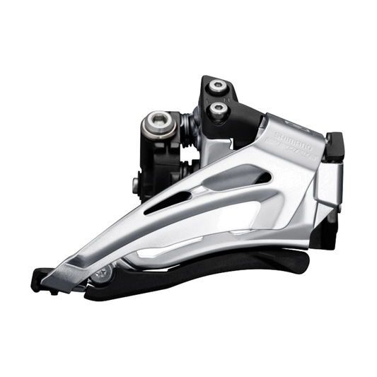 Deragliatore anteriore SHIMANO DEORE FD-M6025-L 10V — vista 1 su sfondo bianco