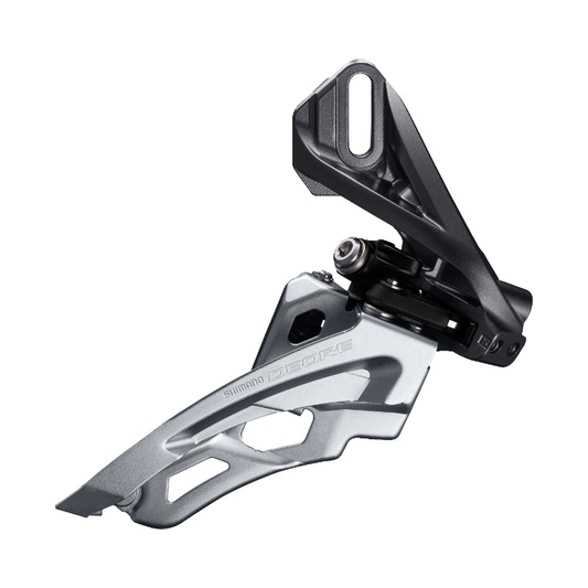 Deragliatore anteriore SHIMANO DEORE FD-M6000-D 10V — vista 1 su sfondo bianco