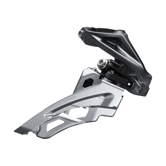 Deragliatore anteriore SHIMANO DEORE FD-M6000-H 10V — vista 1 su sfondo bianco