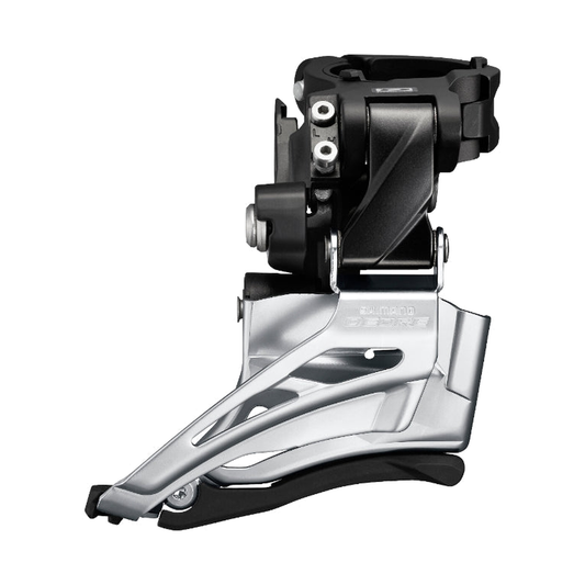 Deragliatore anteriore SHIMANO DEORE FD-M6025-H 10V — vista 1 su sfondo bianco