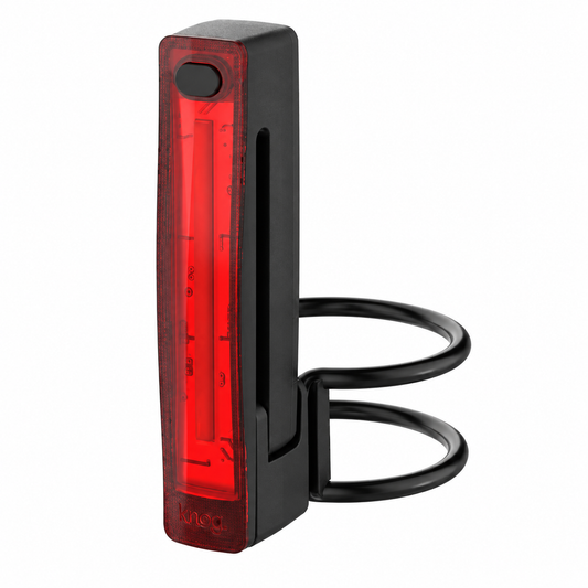 Luce posteriore KNOG PLUS REAR 20 lumen nera — vista del prodotto su sfondo bianco